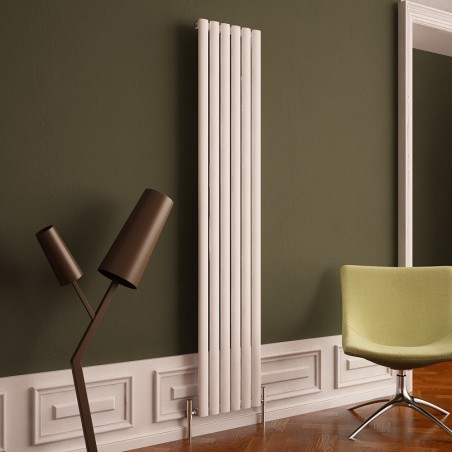Carisa Tallis White Aluminium Radiator - 350 x 1800mm