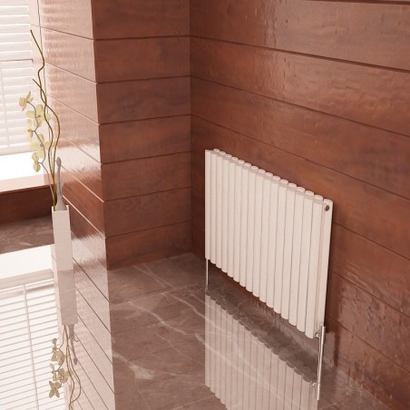 Carisa Tallis Double White Aluminium Radiator - 950 x 600mm