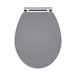 Classique Soft Close Wooden Toilet Seat - Satin Grey