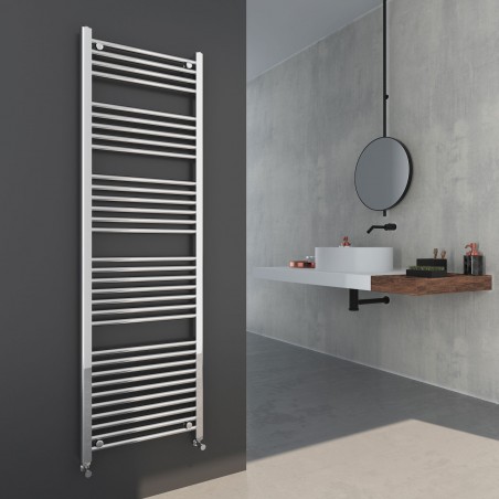 Straight Chrome Towel Rail - 500 x 1800mm