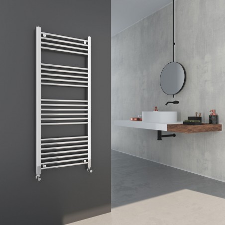 Straight Chrome Towel Rail - 500 x 1200mm