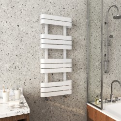 Claro White Designer Towel Rail - 500 x 1200mm