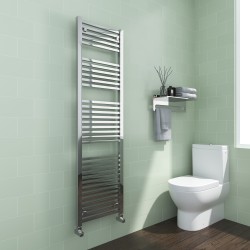 Crown Chrome Designer Towel Rail - 500 x 1800mm Insitu
