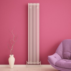 Carisa Sophia White Aluminium Radiator - 331 x 1800mm - Installed