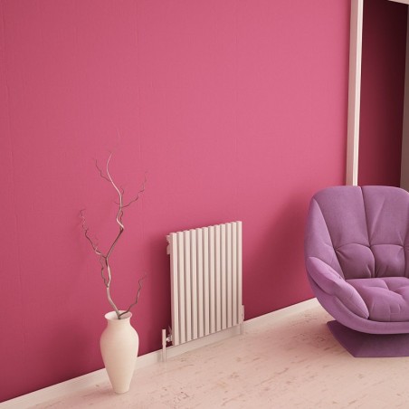 Carisa Sophia White Aluminium Radiator - 499 x 600mm