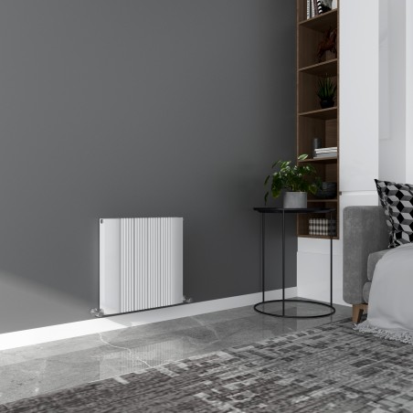 Supreme White Aluminium Radiator - 560 x 500mm