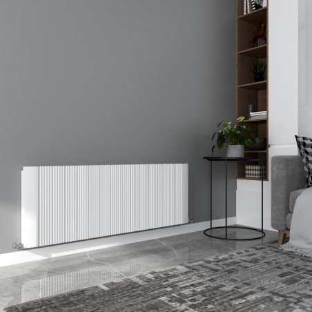 Supreme White Aluminium Radiator - 1500 x 500mm