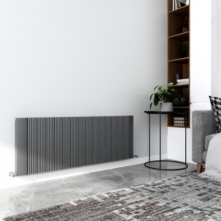 Supreme Anthracite Aluminium Radiator - 1500 x 500mm