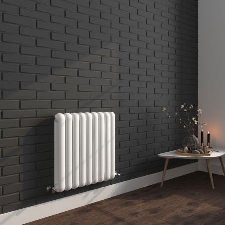 Imperial White Designer Radiator - 556 x 600mm