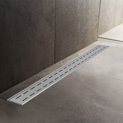 Dash Design Rectangular Stainless Steel Wet Room Drains - Insitu