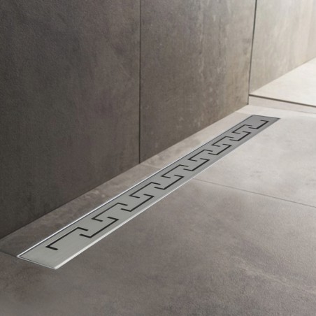 Aztec Design Rectangular Stainless Steel Wetroom Drains