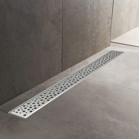 Bubble Design Rectangular Stainless Steel Wet Room Drains
