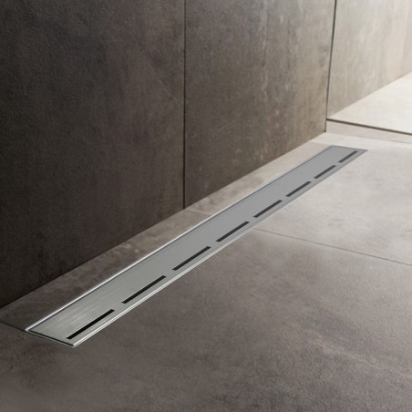 Dotted Line Rectangular Stainless Steel Wet Room Drains