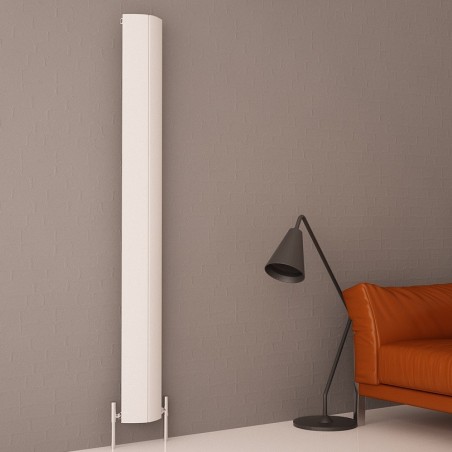 Carisa Nixie White Aluminium Radiator - 205 x 1800mm