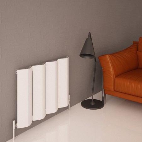 Carisa Nixie White Aluminium Radiator - 835 x 1800mm