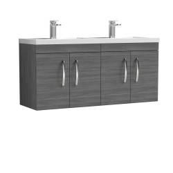 1200mm Wall Hung Cabinet With Double Basin