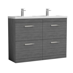 1200mm Floor Standing Cabinet With Double Basin