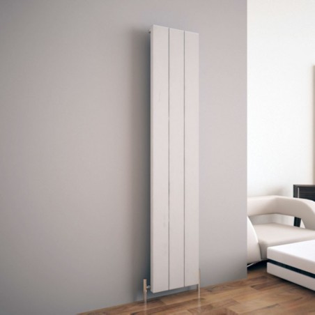 Carisa Elvino White Aluminium Radiator - 370 x 1800mm