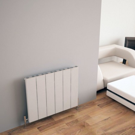 Carisa Elvino White Aluminium Radiator - 745 x 600mm