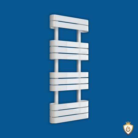 Claro White Designer Towel Rail - 500 x 1200mm