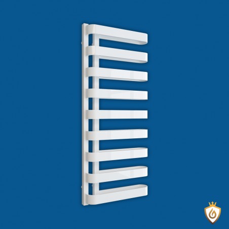 Claro White Designer Towel Rail - 500 x 1300mm