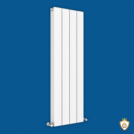 Sovereign White Double Aluminium Radiator - 375 x 1200mm