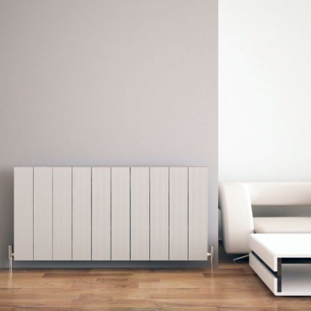 Carisa Elvino White Aluminium Radiator - 1245 x 600mm