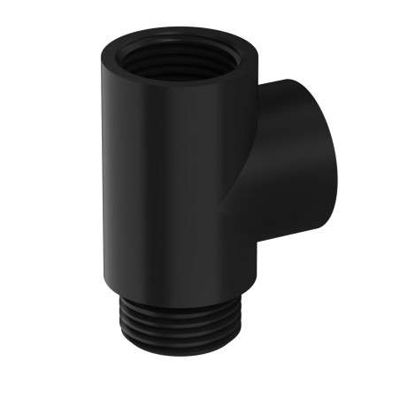 Black Dual Fuel T Piece