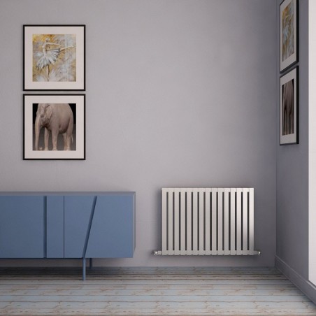 Carisa Sarp Brushed Stainless Steel Radiator - 810 x 600mm