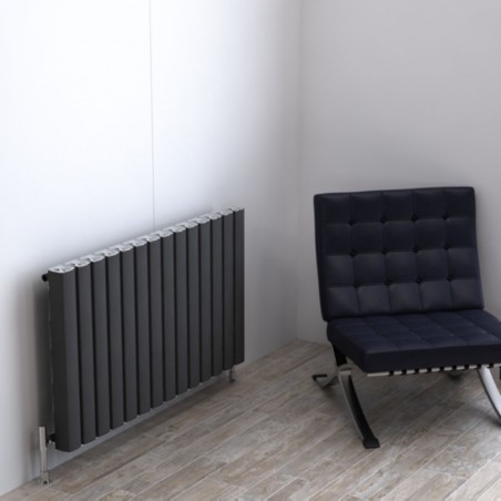 Carisa Vesta Metallic Grey Aluminium Radiator - 1045 x 600mm