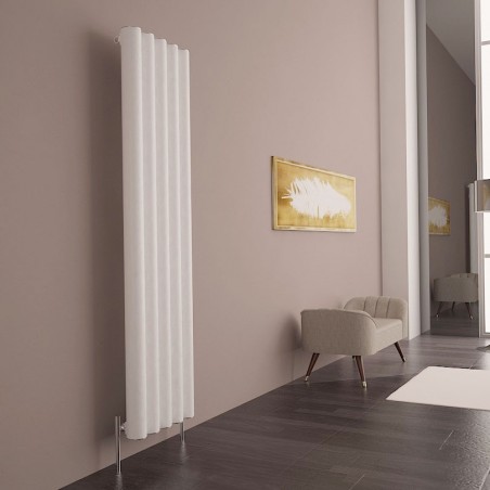 Carisa Otto White Aluminium Radiator - 395 x 1800mm