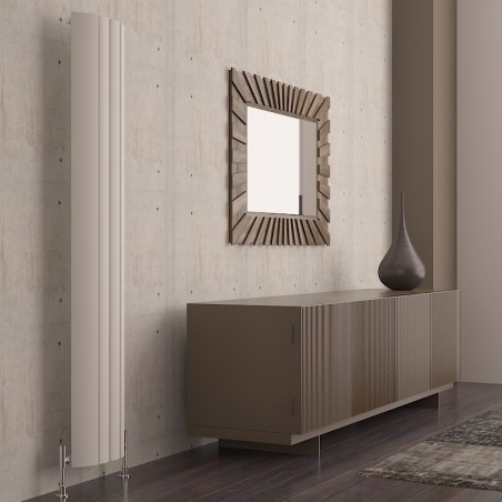 Carisa Gaia White Aluminium Radiator - 355 x 1800mm