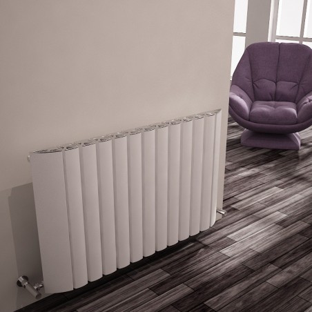 Carisa Gaia White Aluminium Radiator - 1030 x 600mm