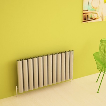 Carisa Otto Polished Aluminium Radiator - 995 x 600mm