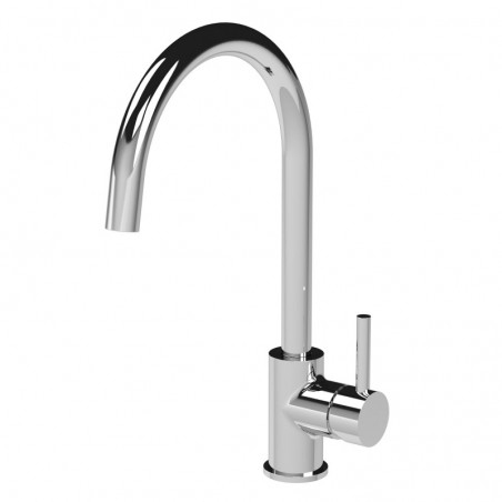 Lachen Mono Basin Single Lever Round Basin Tap - Chrome