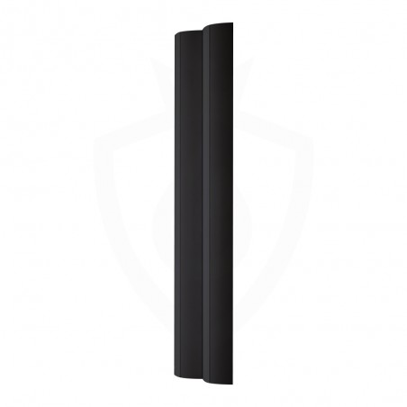 Carisa Nixie Black Aluminium Radiator - 415 x 1800mm