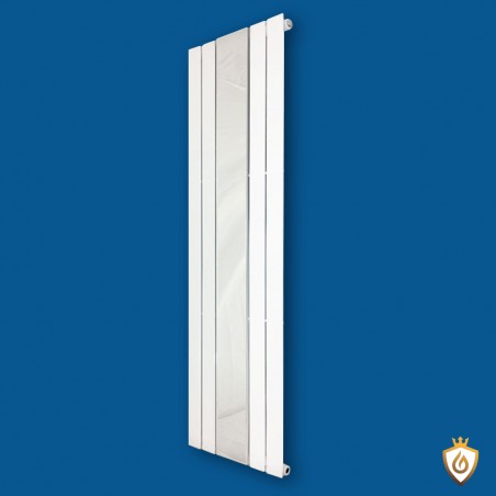 King White Mirror Designer Radiator - 458 x 1800mm