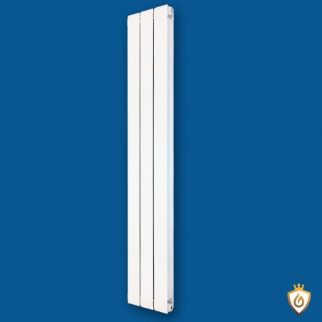 Princess White Aluminium Radiator - 245 x 1800mm