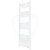 Straight White Towel Rail - 500 x 1800mm