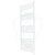 Straight White Towel Rail - 600 x 1800mm