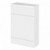 Fusion 600mm Slimline Toilet Unit with Polymarble Top - Gloss White