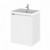 Fusion 400mm Wall Hung 1 Door Vanity Unit with Basin - Gloss White