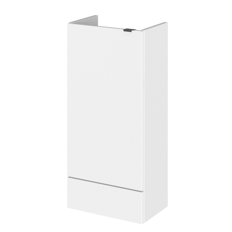 Fusion Fitted 400mm Slimline Base Unit - White Gloss
