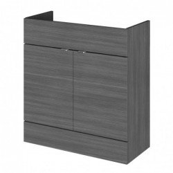 Fusion Fitted 800mm Vanity Unit - Anthracite Woodgrain