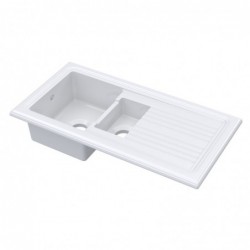 Fireclay Counter Top Sink 1.5 Bowl 1010 x 525mm