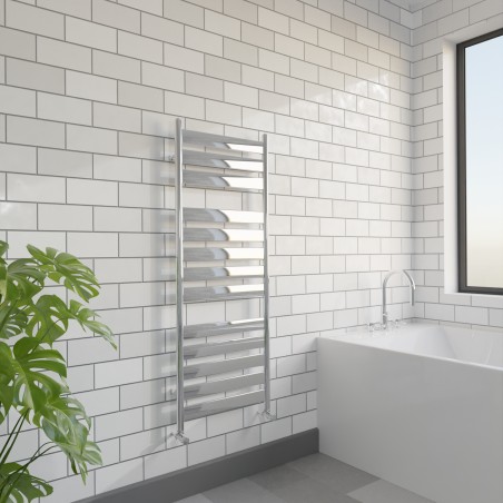 Kaiser Chrome Designer Towel Rail - 500 x 1300mm