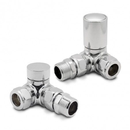 Chrome Radiator Valves Corner