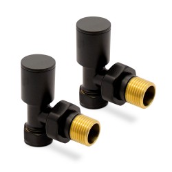 Angled Black Valves