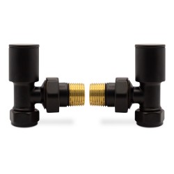 Angled Black Valves