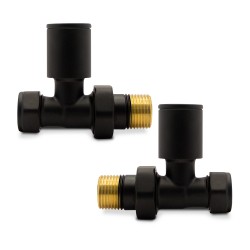 Straight Black Valves
